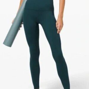 lululemon Align™ High-Rise Pant 28" Submarine color (dark teal)